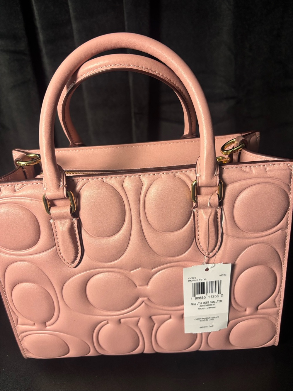 Coach Outlet Maggie Small Tote Bag In Signature Leather - Picture 2 of 8